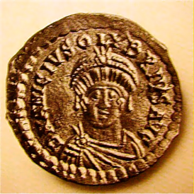 Монета императора Олибрия