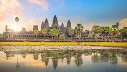 Храм Ангкор-Ват в области Ангкор на севере Камбоджи