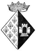 апокрифический герб Анны Ярославны из французского гербовника 1606 г.