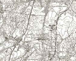 Аннино (посёлок Аннин и Новые Битцы) на карте 1931 года