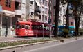 Ретро-трамвай на улицах Антальи
