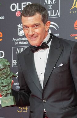 Бандерас на церемонии вручения премии Goya Awards 2020