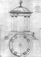 Храм Аполлона. Сад Амальтеи. Нойруппин. Проект. 1734