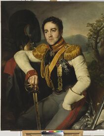 В. С. Апраксин в форме полковника лейб-гвардии Конного полка. Портрет работы Н. С. Крылова, 1829 год. Эрмитаж