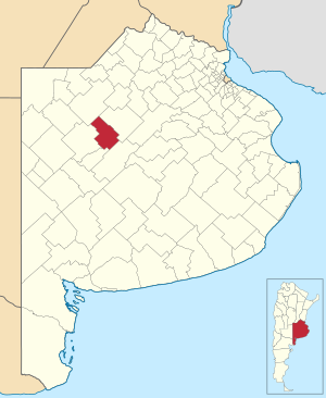 Муниципалитет Карлос-Касарес на карте