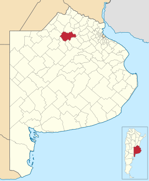 Муниципалитет Чакабуко на карте