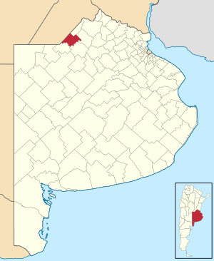 Муниципалитет Хенераль-Ареналес на карте
