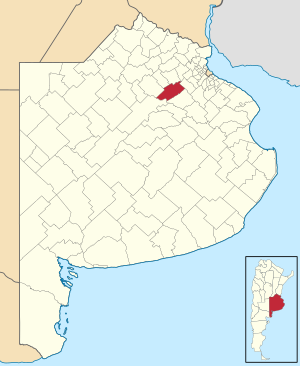 Муниципалитет Наварро на карте