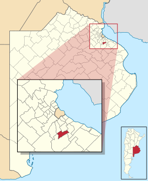 Муниципалитет Пресиденте-Перон на карте