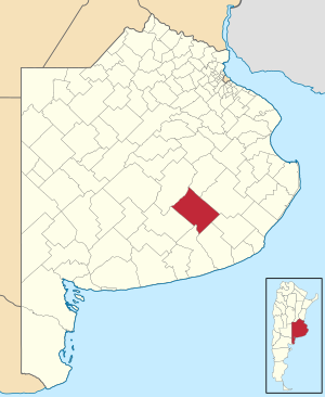Муниципалитет Тандиль на карте