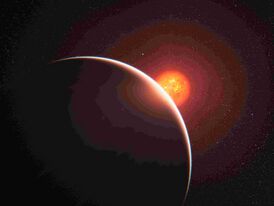Планета GJ 1214 b в представлении художника