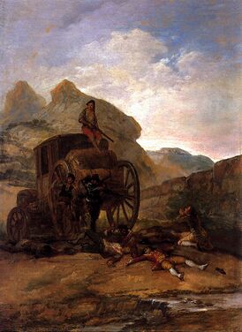 «Нападение бандитов на карету» (1793), худ. Франсиско Гойя