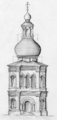 Первоначальный проект храма 1861 года (ещё без маяка).[6]