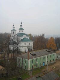Вид на монастырь с Заалтарной башни