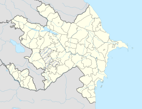 Баку на карте