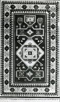 Сотканный в Шуше ковёр Намазлык. XIX век