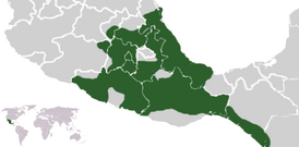 Территория Ацтекской империи