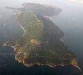Вид острова с воздуха