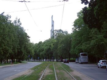 Вид на парк Победы