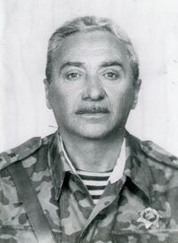 Борис Григолашвили — во время службы в Вооружённых силах Грузии 1992 г.