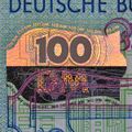 Кинеграмма на банкноте 100 немецких марок (BBk-IIIa)