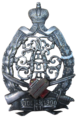 Полковой (юбилейный 1700-25/VI-1900 гг.) нагрудный знак Смоленского 25-го пехотного полка. Инв. номер ТОКМ 4298 НМЗ-3356 (справа часть белой нитки от инвентарного номерка).