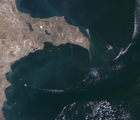 Вид на полуостров со спутника