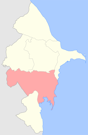 Джеватский уезд на карте