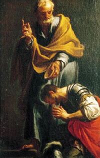 Франческо Тревизани. Крещение Корнилия апостолом Петром, 1709