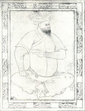 Портрет Барак-хана (Науруз Ахмеда) середины XVI века