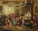 Смерть короля Людовика XIV в Версале (1839)