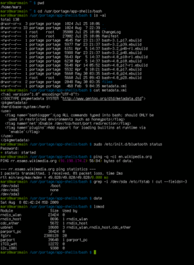 Скриншот программы GNU Bourne-Again SHell