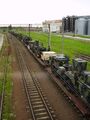 Воинский поезд с американскими ЗРК «Пэтриот», северная Польша (вблизи от польско-российской границы), 2010 год