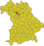 Эрланген-Хёхштадт на карте
