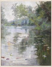 Юлия Бек, Кувшинки, холст, масло, около 1887-1888.