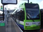 Beckenham Junction tramstop look west with Tram 2543.JPG