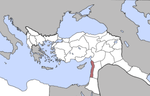 Бейрут на карте