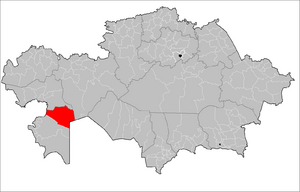 Бейнеуский район на карте