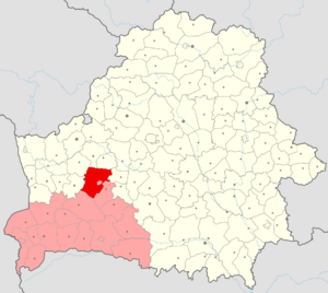 Барановичский район на карте