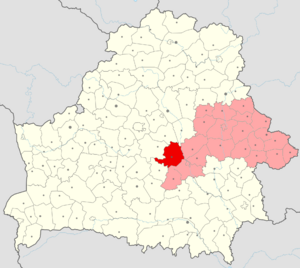 Осиповичский район на карте