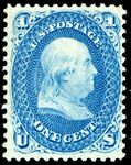 Почтовая марка США, 1861 год
