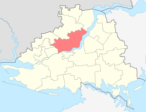 Бериславский район на карте
