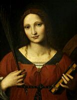 Бернардино Луини. «Святая Катерина». XVI век