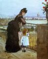 Женщина и ребёнок на балконе (1872)