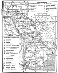 Карта Бессарабии из МСЭ 1931 года.