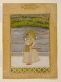 Бхаванидас. Радж Сингх на террасе любуется видом. 1728. Частное собрание.