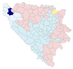 Босанска-Крупа на карте
