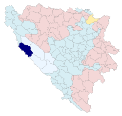 Босанско-Грахово на карте