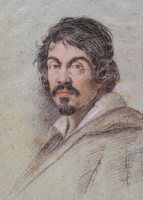 Портрет Караваджо работы Оттавио Леони. 1621