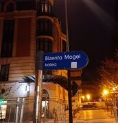 Улица Бисенты Могель в Витории